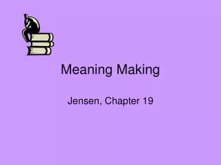 Meaning Making