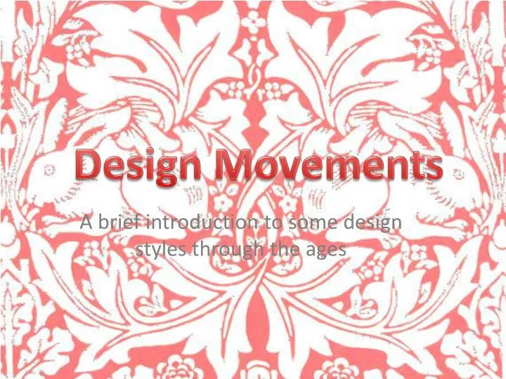 design movements