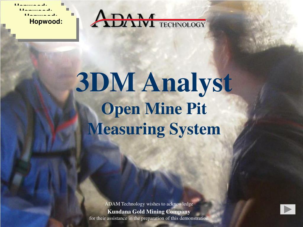 PPT - 3DM Analyst Open Mine Pit Measuring System PowerPoint ...