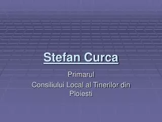 stefan curca