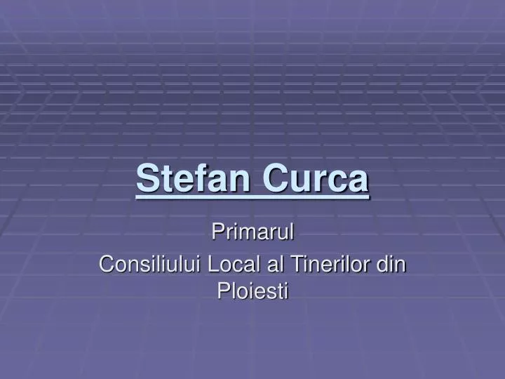 stefan curca