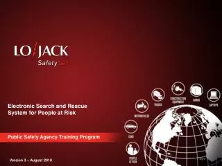 Electronic Search and Rescue System for People at Risk