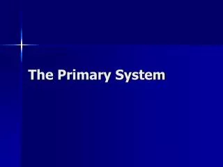 The Primary System
