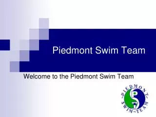 Piedmont Swim Team