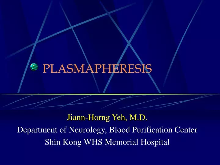 plasmapheresis