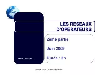 les reseaux d operateurs