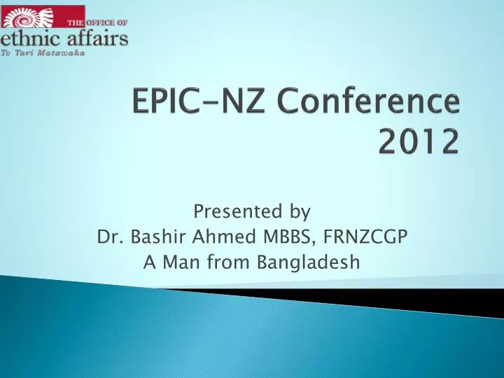 epic nz conference 2012