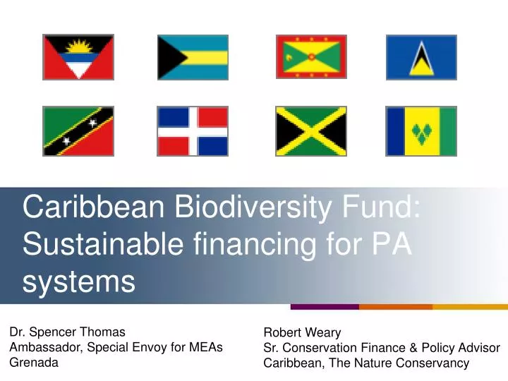 caribbean biodiversity fund sustainable financing for pa systems