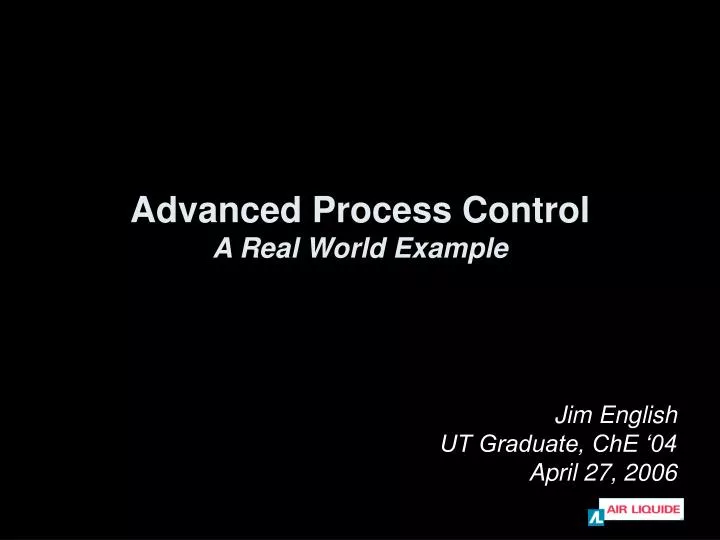 advanced process control a real world example