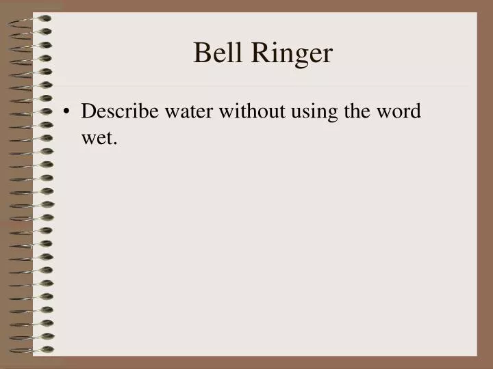 bell ringer