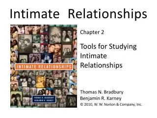 Tools for Studying Intimate Relationships
