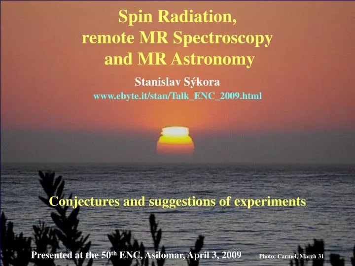 spin radiation