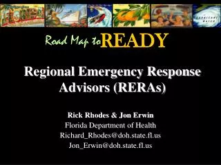 Regional Emergency Response Advisors (RERAs)