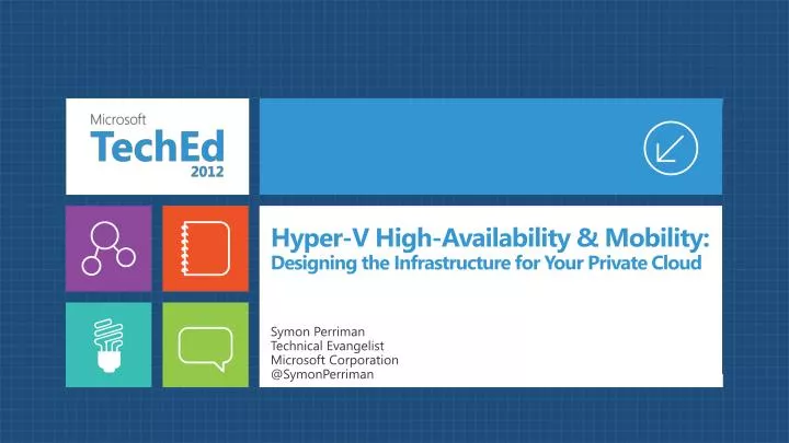 hyper v high availability mobility designing the infrastructure for your private cloud