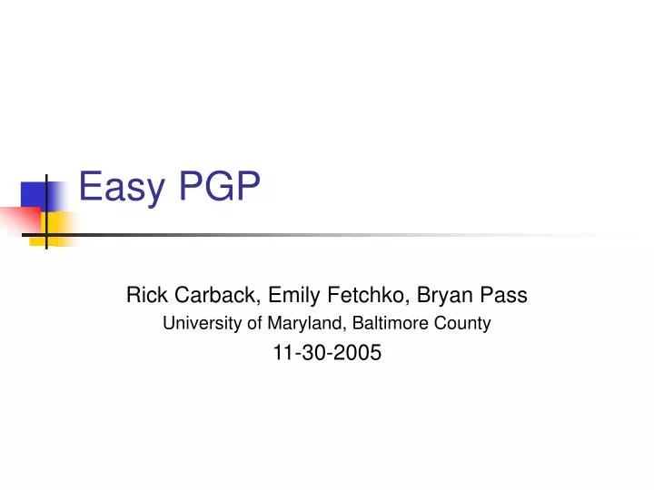 easy pgp