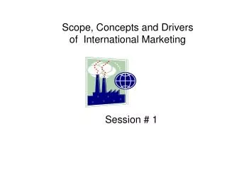 Scope, Concepts and Drivers of International Marketing