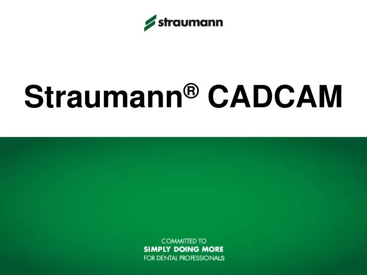 straumann cadcam