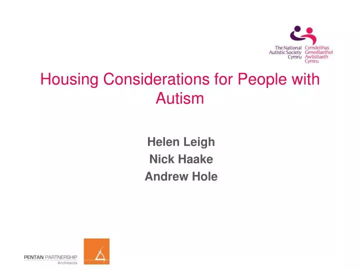 housing considerations for people with autism