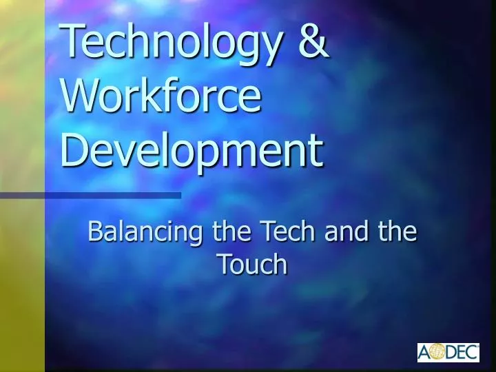 technology workforce development