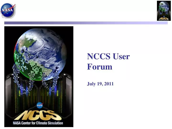 nccs user forum july 19 2011