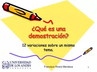 qu es una demostraci n