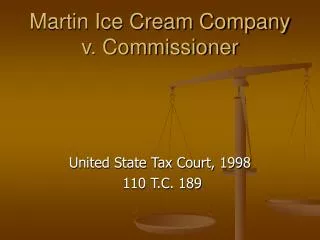 Martin Ice Cream Company v. Commissioner