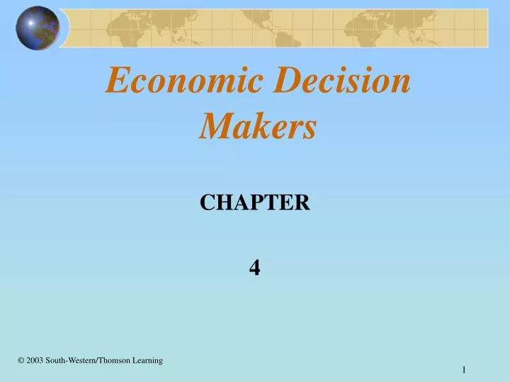 economic decision makers