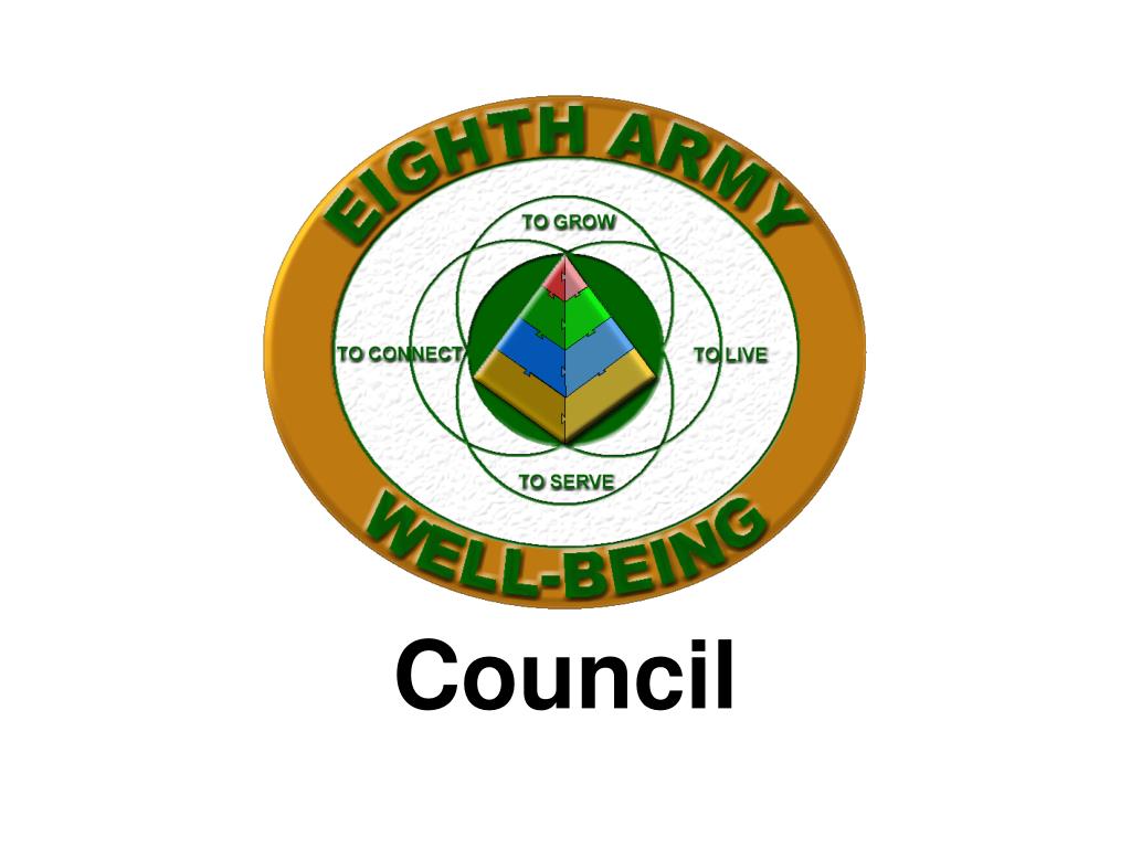 Powerpoint Show Council PPT - Eighth U.S. Army Well-Being Council Overview and Responsibilities ...