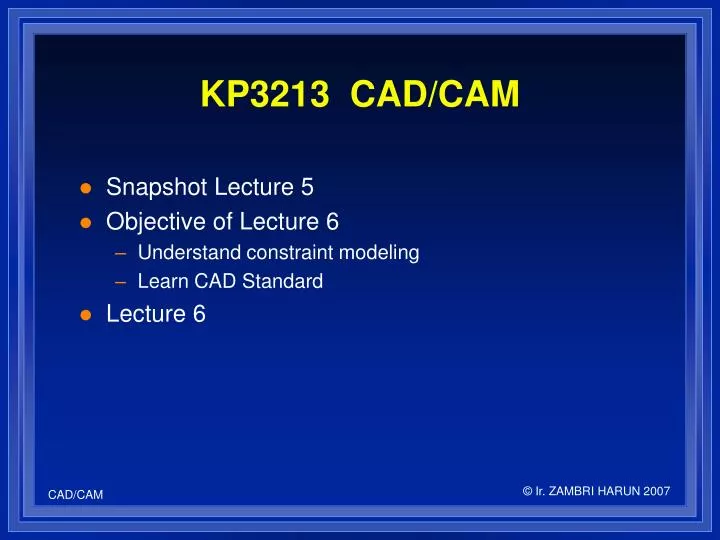 kp3213 cad cam