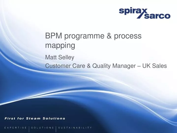 bpm programme process mapping