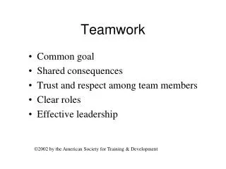 teamwork