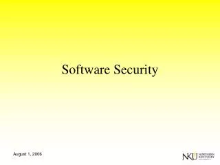 Software Security