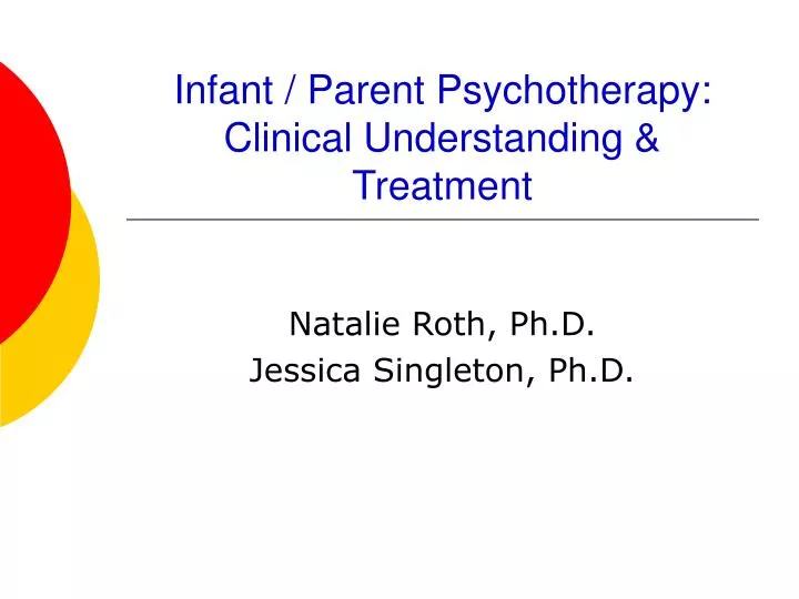 infant parent psychotherapy clinical understanding treatment