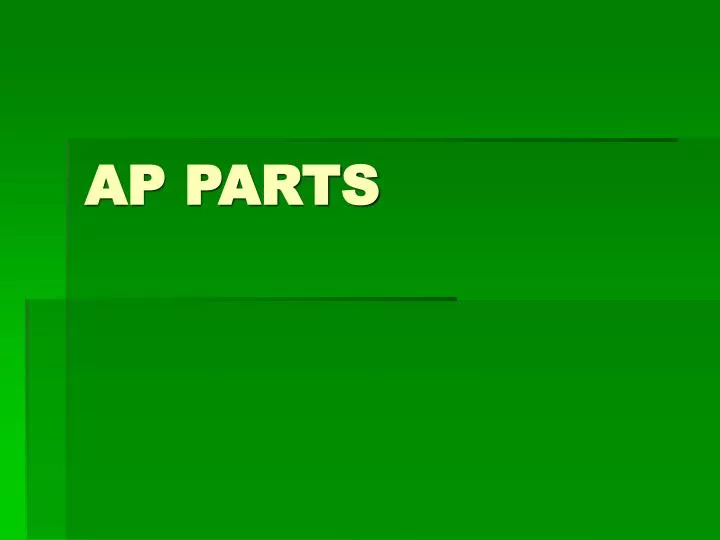 ap parts