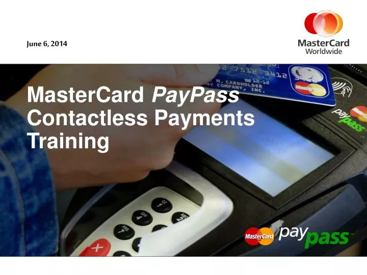 mastercard paypass contactless payments training
