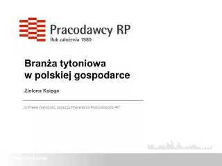 Branża tytoniowa w polskiej gospodarce