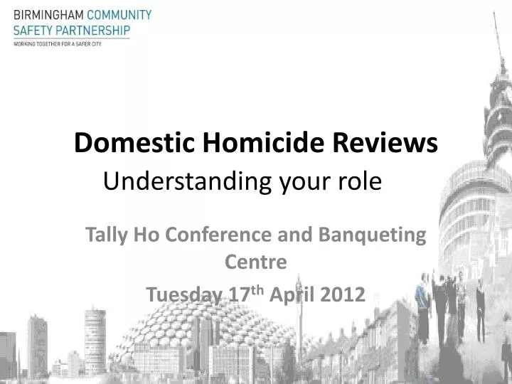 domestic homicide reviews understanding your role