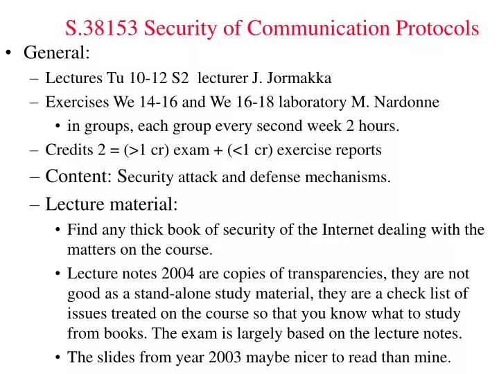 s 38153 security of communication protocols