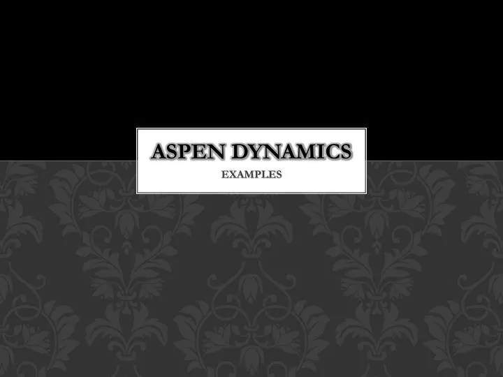 aspen dynamics