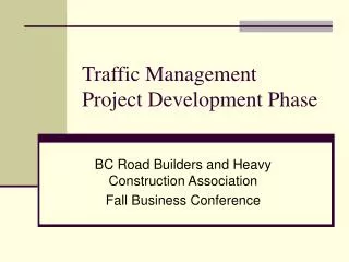 Traffic Management Project Development Phase