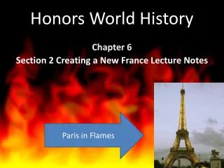 Honors World History