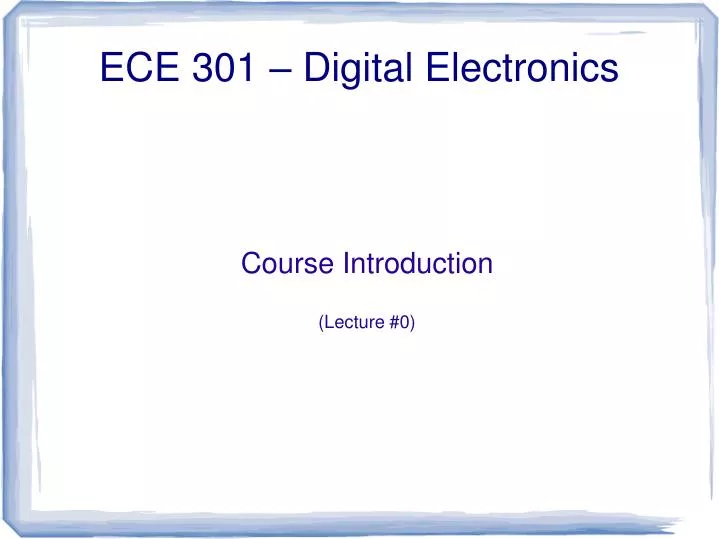 course introduction lecture 0