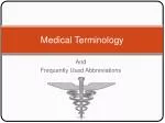 PPT - Basic Medical Terminology 1 PowerPoint Presentation, Free ...