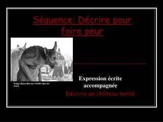 s quence d crire pour faire peur