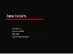 PPT - JAVA BASICS PowerPoint Presentation, free download - ID:3061898