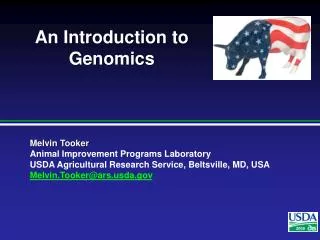 An Introduction to Genomics