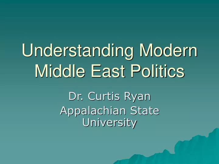understanding modern middle east politics