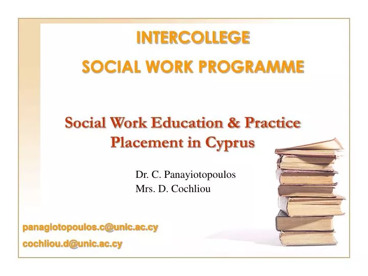 social work education practice placement in cyprus