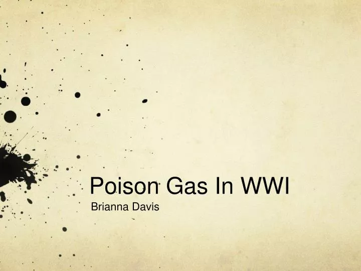poison gas in wwi