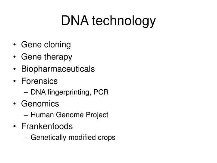 dna technology